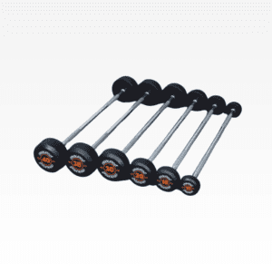 IMPORTED STRAIGHT BARBELL WITH FIXED WEIGHT