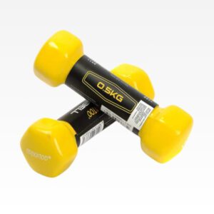 Vinyl Dumbbell Set Dumbbells & Fixed Weights